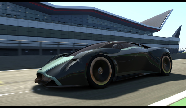 Aston Martin DP-100 Virtual Gran Turismo racer 2014 3 4 front